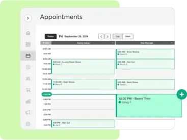 Mindbody scheduling features
