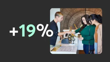 19% increase